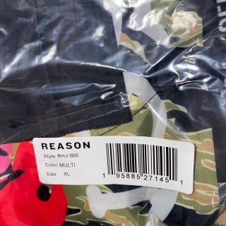 REASON BRAND フードジャケット ド派手☆XLの通販 by ムラマサ's shop