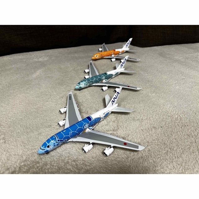 ANA(全日本空輸) - フライングホヌ 3機セット ANA A380 Phoenix 1/400