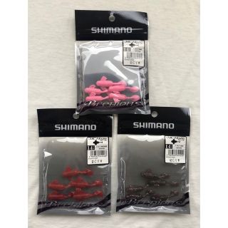 シマノ(SHIMANO)のエムシーハゼ1.4インチ ×3  送料無料(ルアー用品)