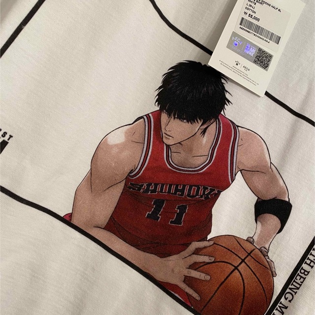 定番スタイル 韓国 スラムダンク SLAMDUNK Lサイズ ロングT 韓国限定