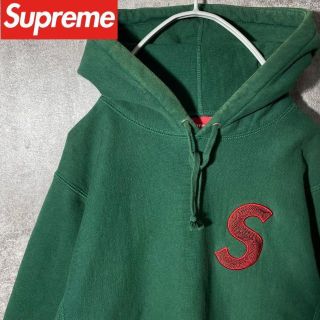 シュプリーム(Supreme)の[大人気]　シュプリーム　刺繍Sロゴ　シンプル◎　レアカラー　ワンポイントロゴ(パーカー)