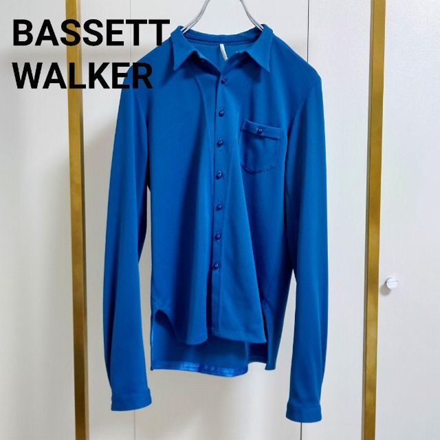 BASSETT WALKER(バセットウォーカー)のブラック/バセットウォーカー/ロングシャツ メンズのトップス(シャツ)の商品写真