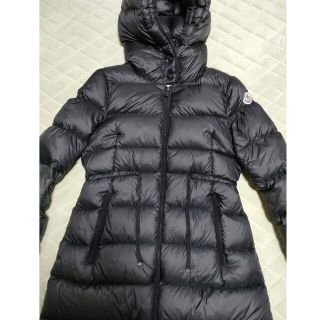 モンクレール(MONCLER)のモンクレール黒　０サイズ　Ｓ～Ｍサイズ美品(ダウンコート)