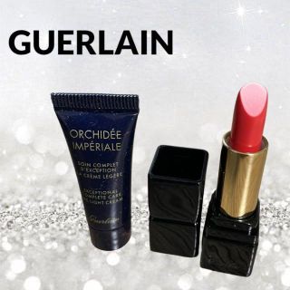 ゲラン(GUERLAIN)のミニ ゲラン キスキス リップ 344 オーキデアンベリアル ザ ライトクリーム(口紅)