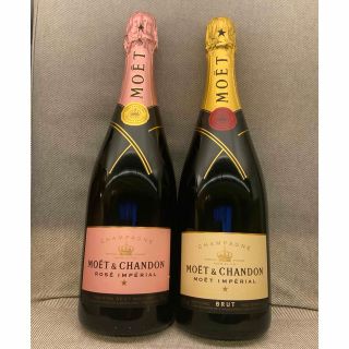 MOËT & CHANDON - モエシャンドン 白ブリュット＆ロゼ 2本セット 750ml