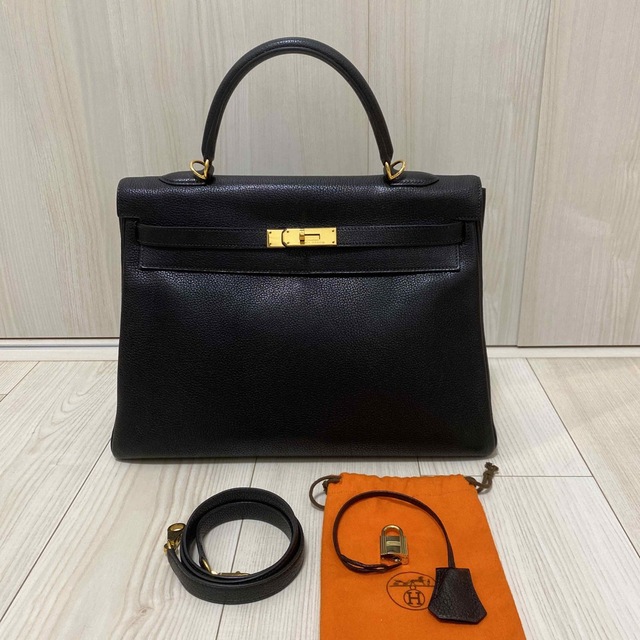 HERMES エルメス ケリー35 ????トゴ/ ノワール