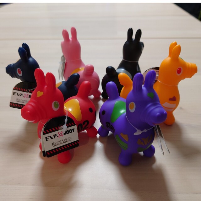 Rody(ロディ)のEVA×RODY コラボ ソフビ マスコット エンタメ/ホビーのおもちゃ/ぬいぐるみ(キャラクターグッズ)の商品写真