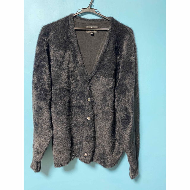 STUSSY SHAGGY CARDIGAN 22SS 21AW BLACK | wise.edu.pk
