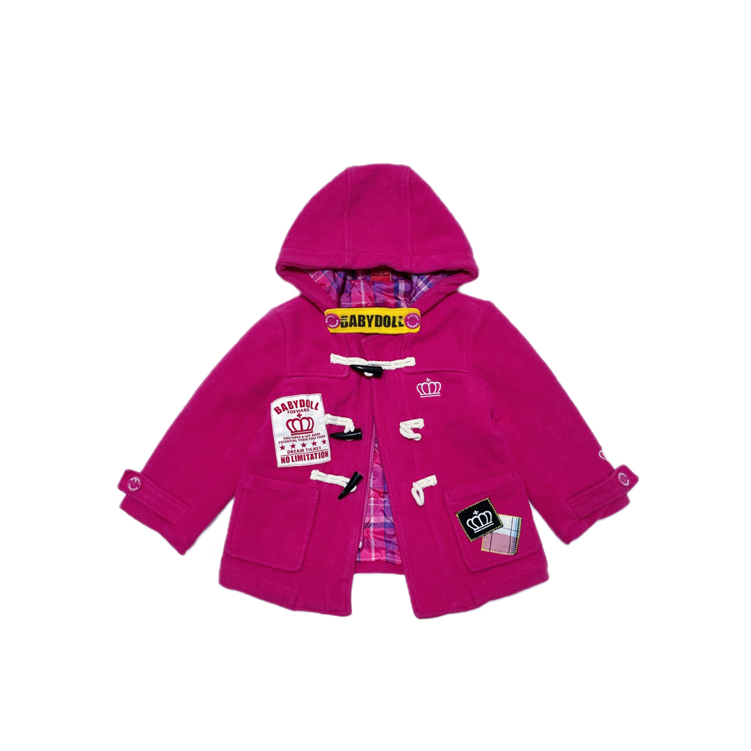 BABYDOLL(ベビードール)のBABYDOLL/ベビードール ダッフルコート size100 ピンク キッズ/ベビー/マタニティのキッズ服女の子用(90cm~)(コート)の商品写真