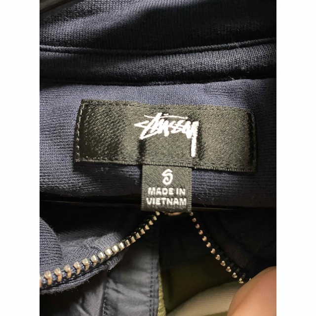 stussy ハーフジップ　モックネック