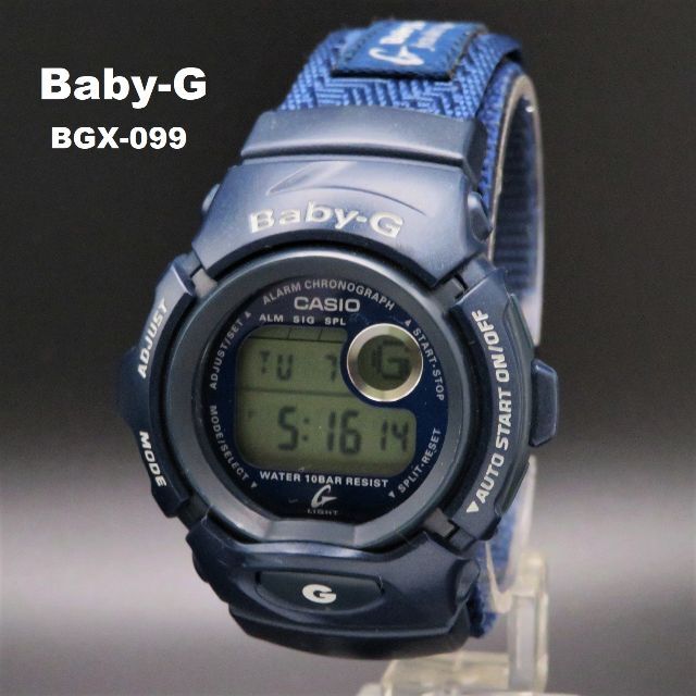 CASIO(カシオ)のBaby-G BGX-099 ネイビー レディースのファッション小物(腕時計)の商品写真
