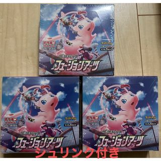 ポケモン(ポケモン)のシュリンク付 フュージョンアーツ 3BOX(Box/デッキ/パック)