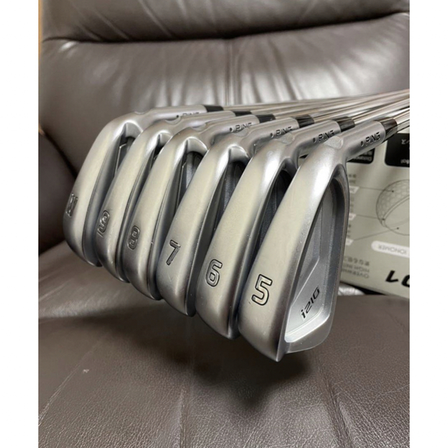 PING ピン i210 ♯5~W 6本セット モーダス120-S 黒ドット - クラブ