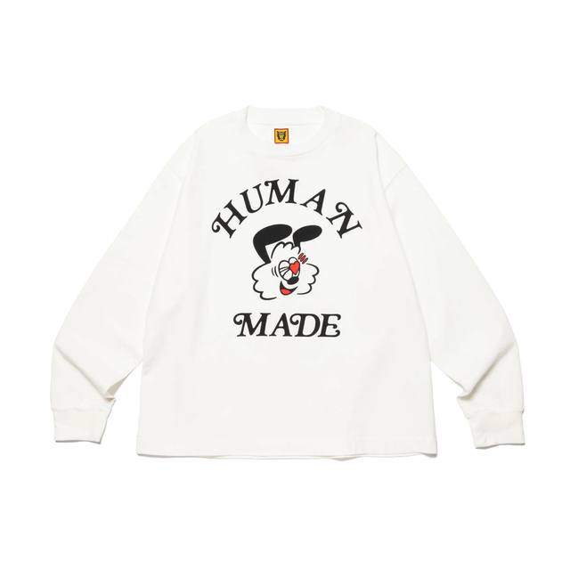 HUMAN MADE(ヒューマンメイド)のVERDY HUMAN MADE GDC バレンタインデー ロングTシャツ XL メンズのトップス(Tシャツ/カットソー(七分/長袖))の商品写真