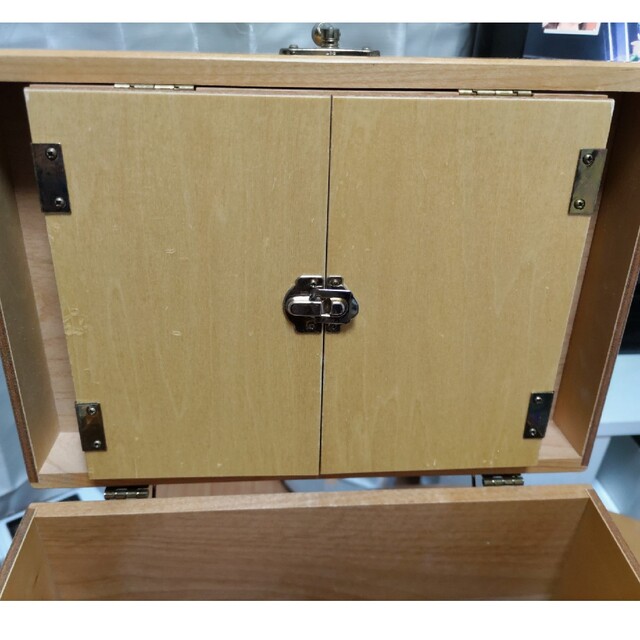 木製 メイクボックス インテリア/住まい/日用品の収納家具(ドレッサー/鏡台)の商品写真