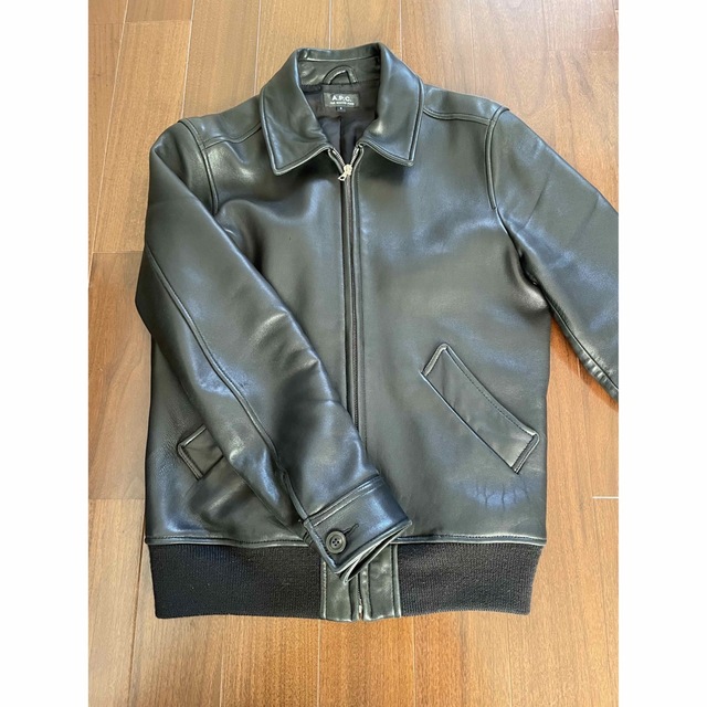 A.P.C. ボアレザージャケット ブルゾン アーペーセー ワンピなど最旬ア