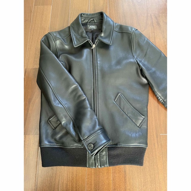 A.P.C MOTO BLOUSON モトブルゾン レザージャケット - レザージャケット