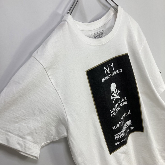 【SALE】ネイバーフッド×マスターマインド コラボ プリント 半袖 Tシャツ