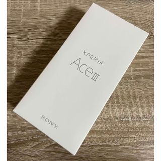 ソニー(SONY)のSONY Xperia Ace III A203SO ブラック ソニー(スマートフォン本体)