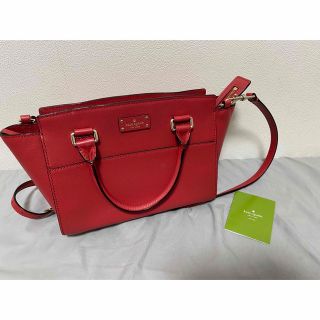 ケイトスペードニューヨーク(kate spade new york)の【GWセール】katespade 赤　ハンドバック　ショルダーバッグ(ハンドバッグ)