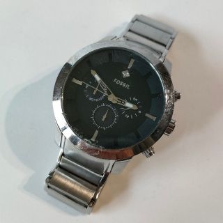 フォッシル(FOSSIL)のジャンク　FOSSIL　フォッシル　腕時計シルバー(腕時計(アナログ))