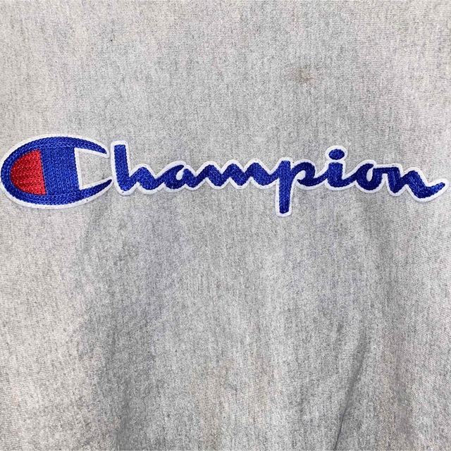 Champion(チャンピオン)のチャンピオン リバースウィーブ 青タグ スウェット グレー XL 90年代～ メンズのトップス(スウェット)の商品写真