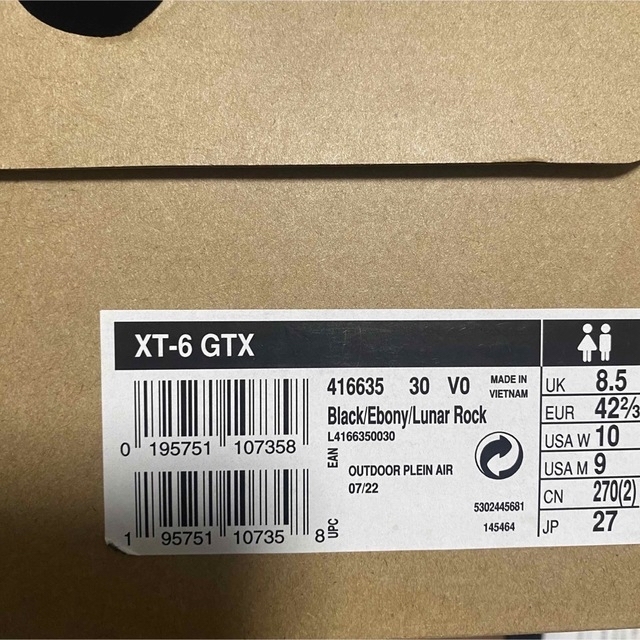 salomon xt-6 goretex メンズの靴/シューズ(スニーカー)の商品写真