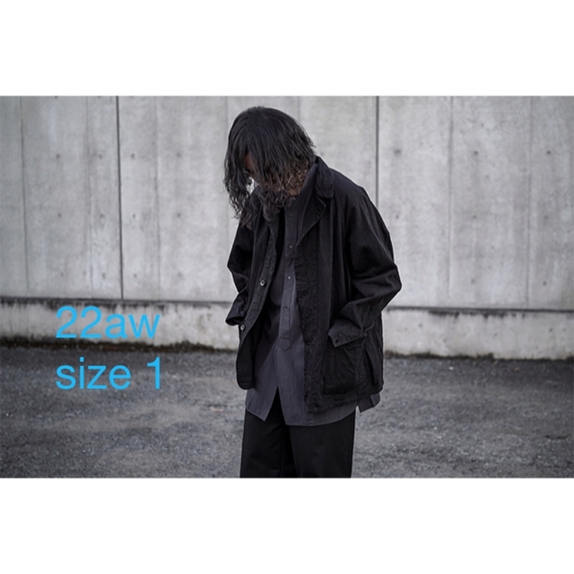 comoli  COMOLI 22aw デニムワークジャケット　BLACK 1