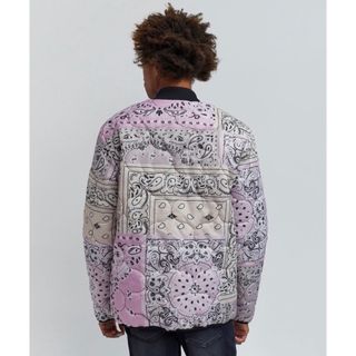 REASON BRAND ペイズリーキルティングジャケット 2XL