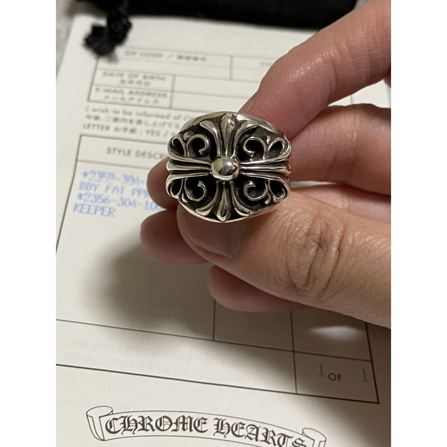 2022春の新作 Chrome Hearts - クロムハーツ キーパーリング 15号 イン