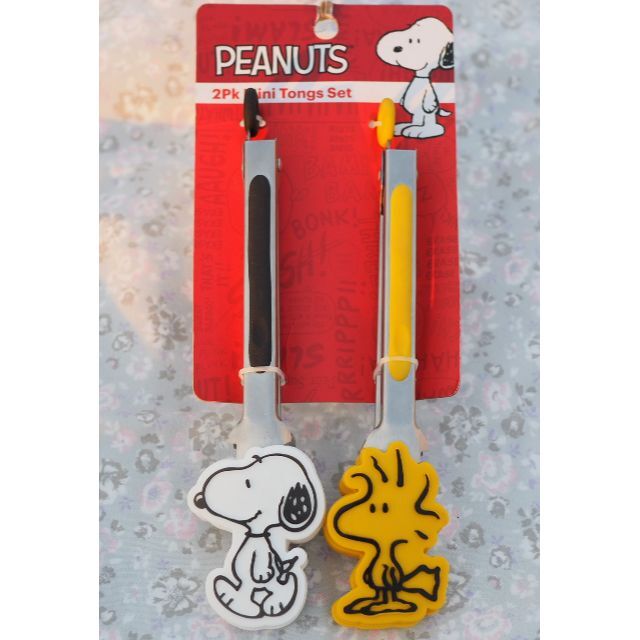 PEANUTS(ピーナッツ)の日本未発売　激レア　PEANUTS　スヌーピーミニトングセット　ウッドストック　 インテリア/住まい/日用品のキッチン/食器(調理道具/製菓道具)の商品写真