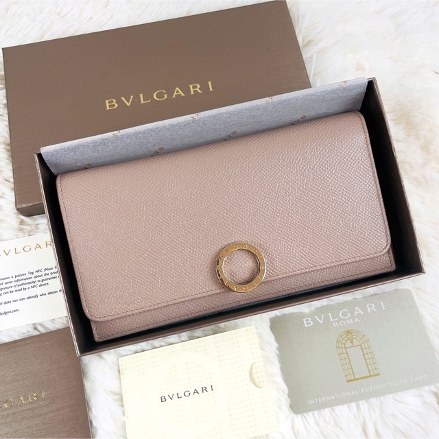 いてしまい BVLGARI - 【極美品!箱付き】BVLGARI ブルガリ 長財布