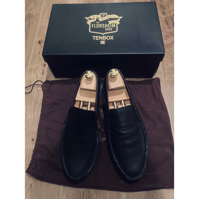 TENBOX 10匣 FLORSHEIM leather Loafer 8h