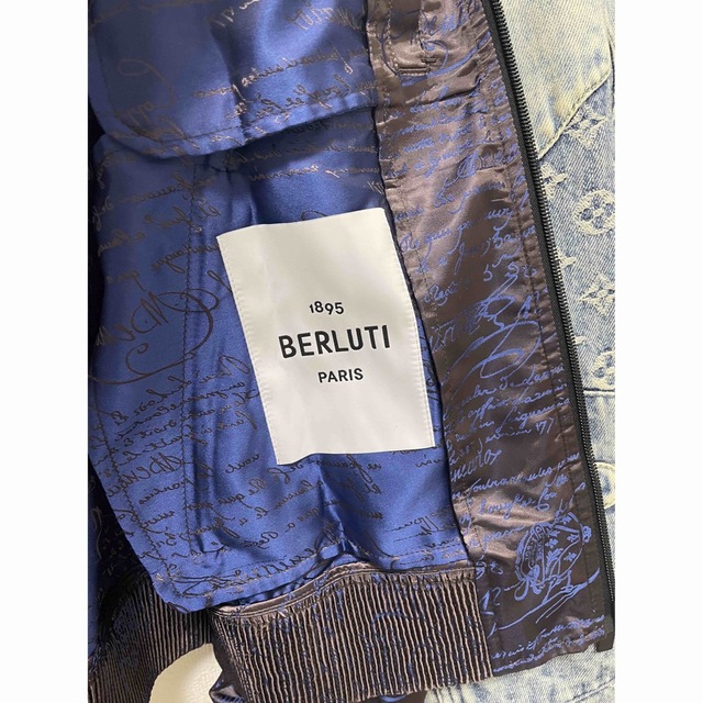 Berluti(ベルルッティ) カリグラフィ ナイロン パーカー サイズR50 て