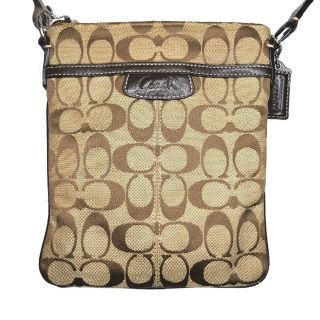 COACH コーチ レディース キャンバス ショルダーバッグ 可愛い オシャレ