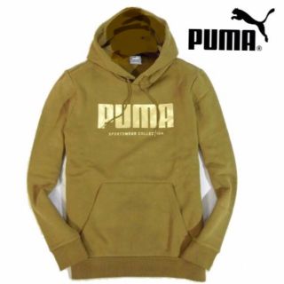 プーマ(PUMA)の【PUMA / プーマ】裏フリース スウェット パーカー（メンズM相当オリーブ系(パーカー)