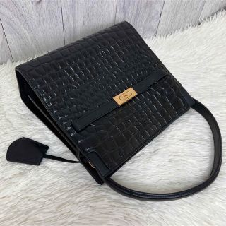 希少♡現行ライン♡クロコ型押し♡極美品♡トリーバーチ 2way ショルダーバッグ