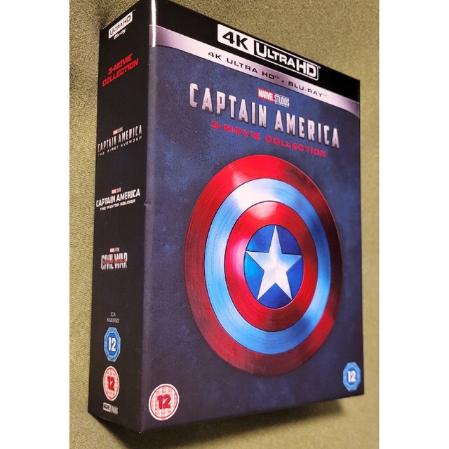 キャプテン・アメリカ:4K UHD 3ムービー・コレクション 海外版