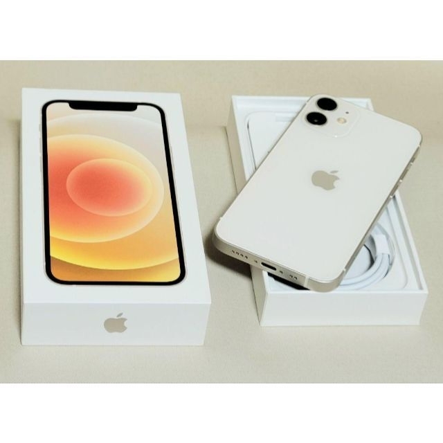 再入荷 iPhone 12 mini ホワイト 128GB SIMフリー【美品】 - crumiller.com