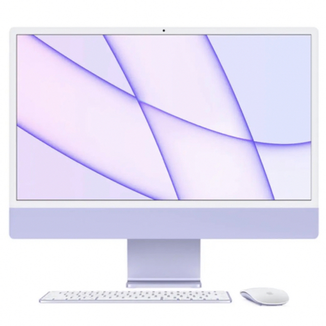 人気メーカー・ブランド Mac パープル M1 24インチ ひーiMac - (Apple
