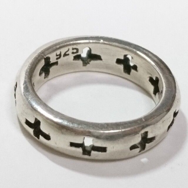 ［6号］シルバーリング 925 指輪 十字架 クロス レディースのアクセサリー(リング(指輪))の商品写真