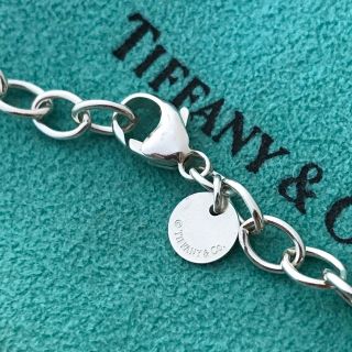 Tiffany & Co. - Tiffany エナメル ブルー インフィニティ ダブル