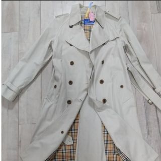 バーバリーブルーレーベル(BURBERRY BLUE LABEL)の【美品】正規品 BURBERRY バーバリーブルーレーベルト レンチコート(トレンチコート)