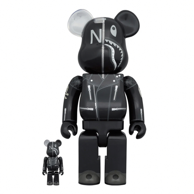 BE@RBRICK(ベアブリック)のBE@RBRICK BAPE × NEIGHBORHOOD 100% 400% エンタメ/ホビーのフィギュア(その他)の商品写真