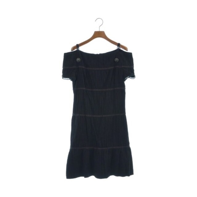 超人気の CHANEL - CHANEL シャネル ワンピース 38(M位) 黒 【古着