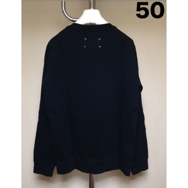 Maison Margiela（旧Maison Martin Margiela） - 新品 50 23ss マルジェラ クラシック無地スウェット 黒 5786