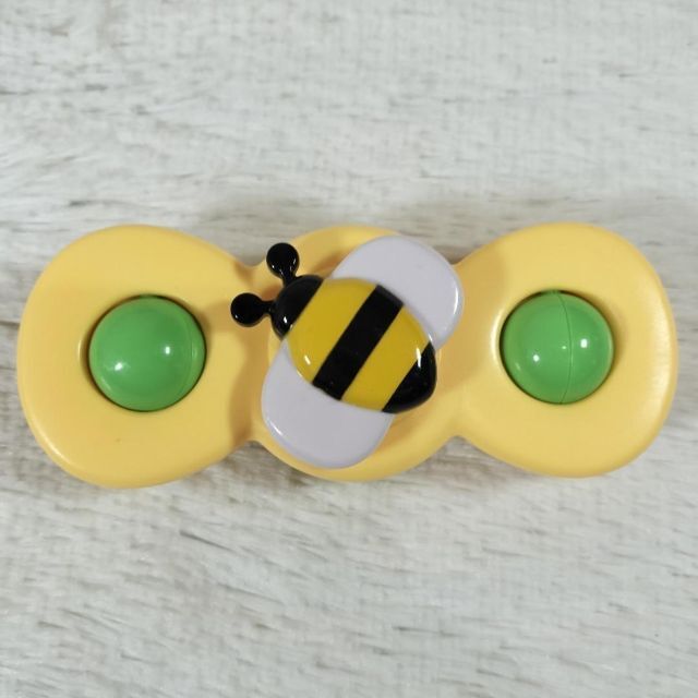 【SALE】ベビーハンドスピナー　吸盤付き　てんとう虫　ミツバチ　蝶　3点セット キッズ/ベビー/マタニティのおもちゃ(知育玩具)の商品写真