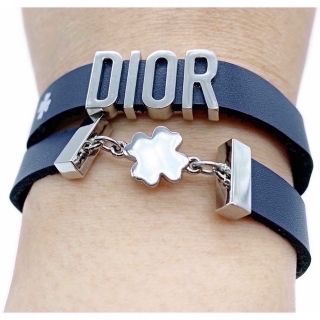 ディオール(Dior)のDiorノベルティアクセサリーチョーカーブレスレットネックレスブラッククローバー(ブレスレット/バングル)