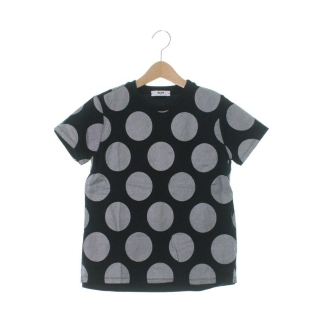 MSGM KIDS Tシャツ・カットソー 10 黒xグレー(ドット)