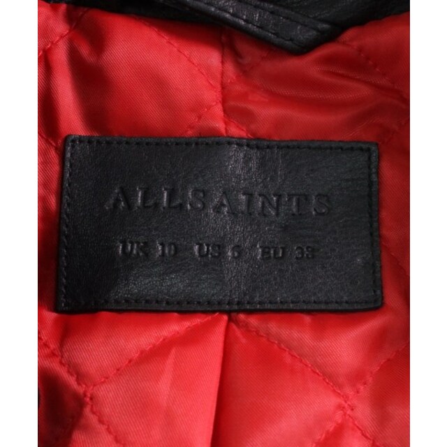 ALLSAINTS オールセインツ ライダース 6(M位) 黒 【古着】【中古】